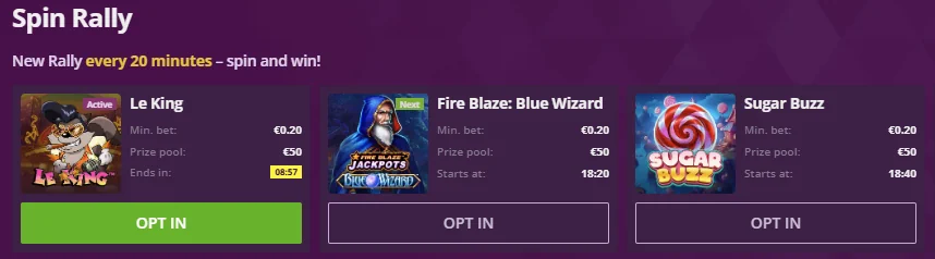 Malina Casino Rally de Giros